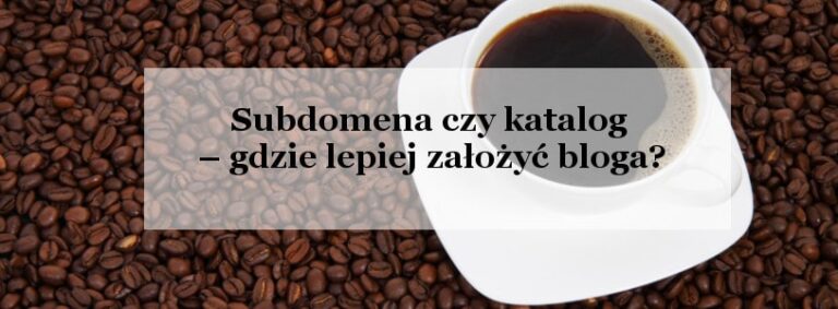 Subdomena czy katalog – gdzie lepiej umieścić bloga?