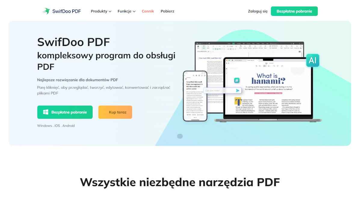 SwifDoo PDF - program do obsługi plików PDF