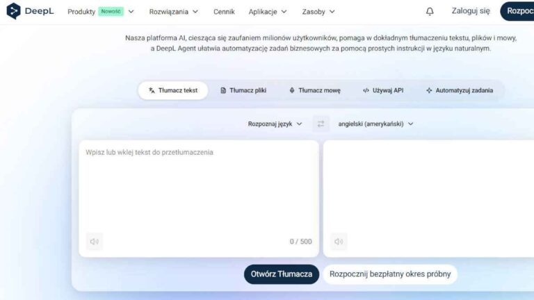 DeepL - przydatny program do tłumaczeń (translator)